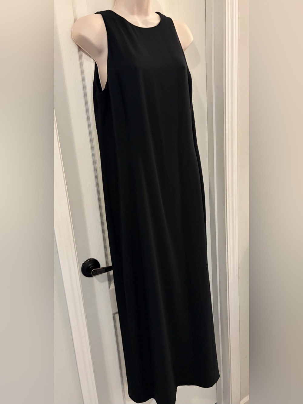 Jones New York Black Sleeveless Maxi Dress